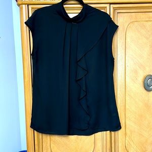 Black Sleeveless Blouse XL